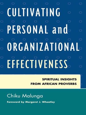 cover image of Cultivating Personal and Organizational Effectiveness